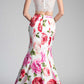 Cinderella Divine CD701L Long Printed Mermaid Skirt