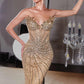 Vestido de sirena ajustado de gala Ladivine CD715