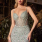Ladivine CD759 Embellished Fit & Flare Prom Dress