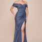 Ladivine CD790 Dress Off the Shoulder Stretch Spandex Gown