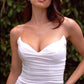 Ladivine CD791W Wedding Dress Strapless Stretch Satin Bridal Gown