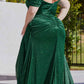 Ladivine CD878 Floor Length Off the Shoulder Glitter Gown