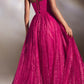 Cinderella Divine CD996 Floor Length A-line Glitter Ball Gown