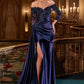 Ladivine CDS549 Vestido Ajustado de Madrina Escote Bardot