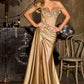 Ladivine CDS554 Opulent Off Shoulder Sparkle Fitted Gown