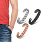 Brazalete magnético de cobre ajustable para terapia, diseño trenzado, para hombres y mujeres