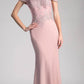 Cinderella Divine CF158 Off Shoulder Floor Length Evening Gown Applique Bodice