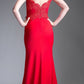 Cinderella Divine CF158 Off Shoulder Floor Length Evening Gown Applique Bodice