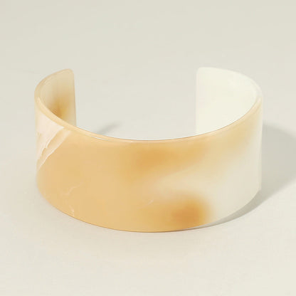 Marbled Resin Cuff Bracelet