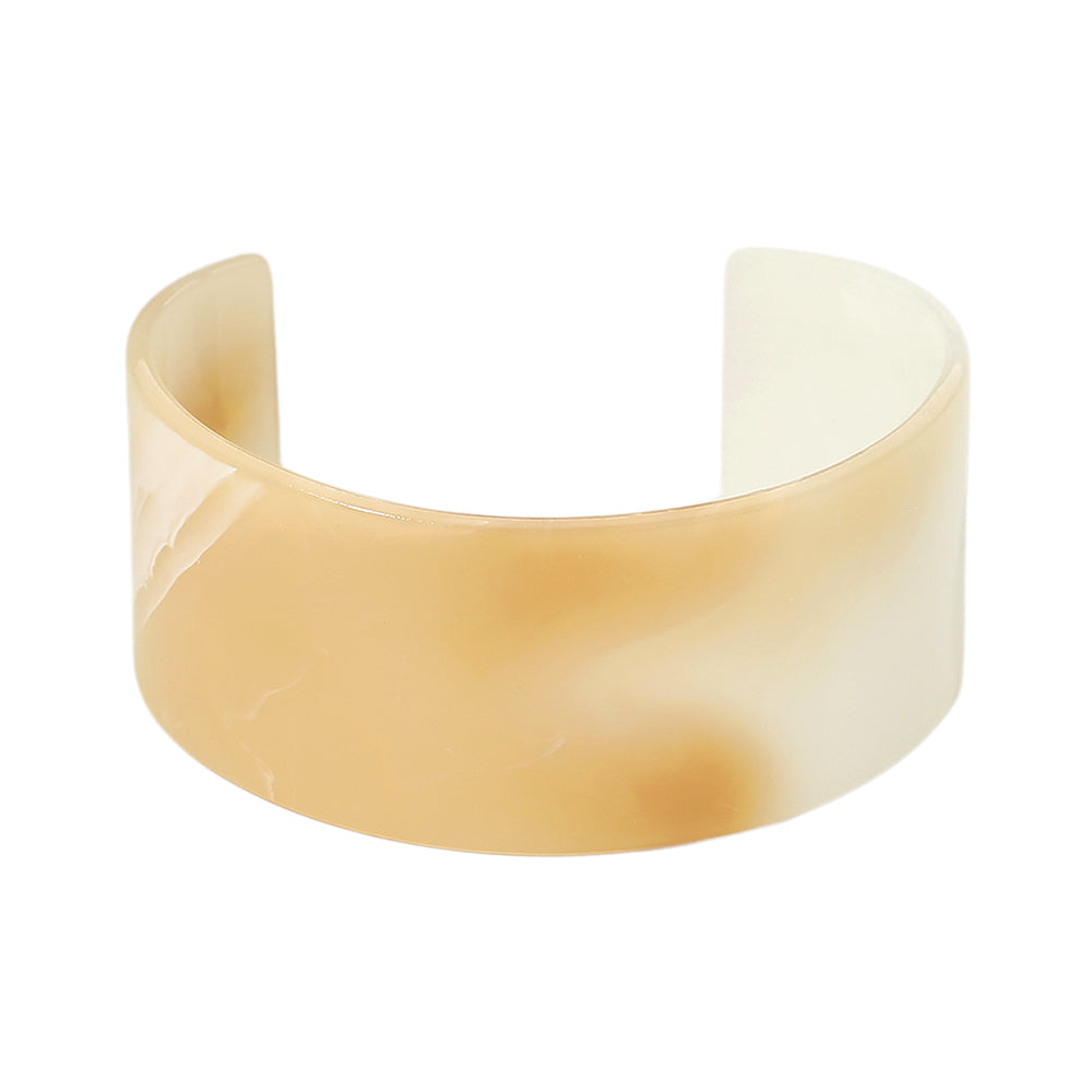 Marbled Resin Cuff Bracelet
