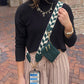 Clip & Go Strap w/Zippered Pouch Chevron