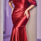 Cinderella Divine CH163C Strapless Off the Shoulder Fitted Gown