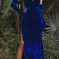 Cinderella Divine CH176 Vintage Velvet Hollywood Strapless Fitted Gown