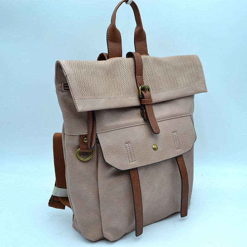Long Lasting Vintage Leather Backpack Laptop Messenger Bag