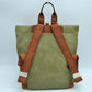 Long Lasting Vintage Leather Backpack Laptop Messenger Bag