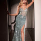 Ladivine CM370 Dress Fitted Sequin Prom Gown