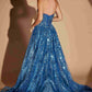 Ladivine CM393 Vestido Entallado con Escote Corazón sin Tirantes y Sobrefalda Desmontable