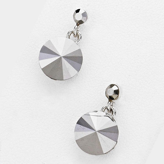 Genuine Crystal Drop Earrings