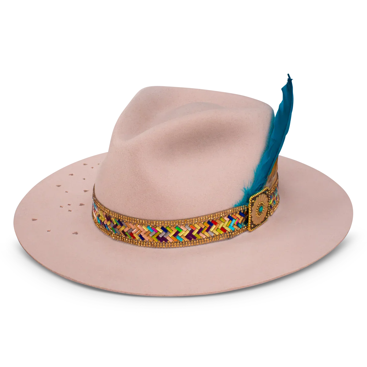 Charlie 1 Horse Lainey Wilson Hillbilly Hippie – Sombrero vaquero de fieltro de lana
