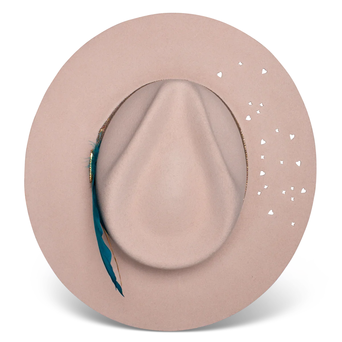Charlie 1 Horse Lainey Wilson Hillbilly Hippie – Sombrero vaquero de fieltro de lana