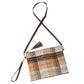 Plaid Check Crossbody Clutch Bag