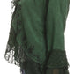 Sakkas Jimena Womens Ruffle 3/4 Sleeve Open Front Cropped Cardigan Top Lace