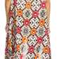 Sakkas Hatice Light Colorful Poncho Wrap Cardigan Top with African Ankara Print