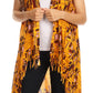 Sakkas Hatice Light Colorful Poncho Wrap Cardigan Top with African Ankara Print
