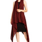Sakkas Ivana Women's Oversized Draped Open Front Sleeveless Cardigan in Tie Dye