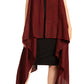 Sakkas Ivana Women's Oversized Draped Open Front Sleeveless Cardigan in Tie Dye