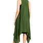 Sakkas Ivana Women's Oversized Draped Open Front Sleeveless Cardigan in Tie Dye