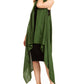 Sakkas Ivana Women's Oversized Draped Open Front Sleeveless Cardigan in Tie Dye
