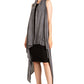 Sakkas Ivana Women's Oversized Draped Open Front Sleeveless Cardigan in Tie Dye