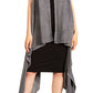 Sakkas Ivana Women's Oversized Draped Open Front Sleeveless Cardigan in Tie Dye