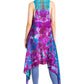 Sakkas Ivana Women's Oversized Draped Open Front Sleeveless Cardigan in Tie Dye