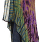 Sakkas Ivana Women's Oversized Draped Open Front Sleeveless Cardigan in Tie Dye