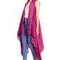 Sakkas Ivana Women's Oversized Draped Open Front Sleeveless Cardigan in Tie Dye