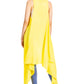 Sakkas Ivana Women's Oversized Draped Open Front Sleeveless Cardigan in Tie Dye