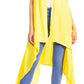 Sakkas Ivana Women's Oversized Draped Open Front Sleeveless Cardigan in Tie Dye