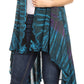 Sakkas Ivana Women's Oversized Draped Open Front Sleeveless Cardigan in Tie Dye