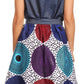 Sakkas Kaia  Women's Open Front  cardigan Top Asymetrical Ankara African Colorful