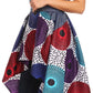 Sakkas Kaia  Women's Open Front  cardigan Top Asymetrical Ankara African Colorful
