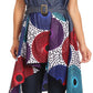 Sakkas Kaia  Women's Open Front  cardigan Top Asymetrical Ankara African Colorful