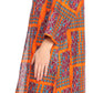 Sakkas Bolanile Cardigan Coat Long Sleeves African Ankara Print With Head Scarf
