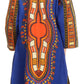 Sakkas Soledad Women's Long Sleeve Open Front Cardigan Dress Coat Dashiki African