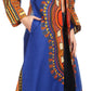 Sakkas Soledad Women's Long Sleeve Open Front Cardigan Dress Coat Dashiki African