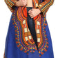 Sakkas Soledad Women's Long Sleeve Open Front Cardigan Dress Coat Dashiki African