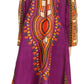 Sakkas Soledad Women's Long Sleeve Open Front Cardigan Dress Coat Dashiki African