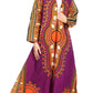 Sakkas Soledad Women's Long Sleeve Open Front Cardigan Dress Coat Dashiki African