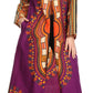 Sakkas Soledad Women's Long Sleeve Open Front Cardigan Dress Coat Dashiki African